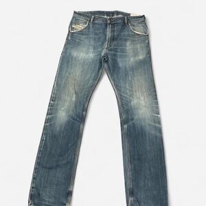 Diesel Relaxed Fit Blue Jeans